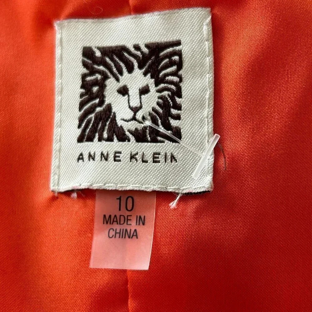 Anne Klein Colorblock Sleeve Sheath Dress Size 10 - Picture 2 of 7